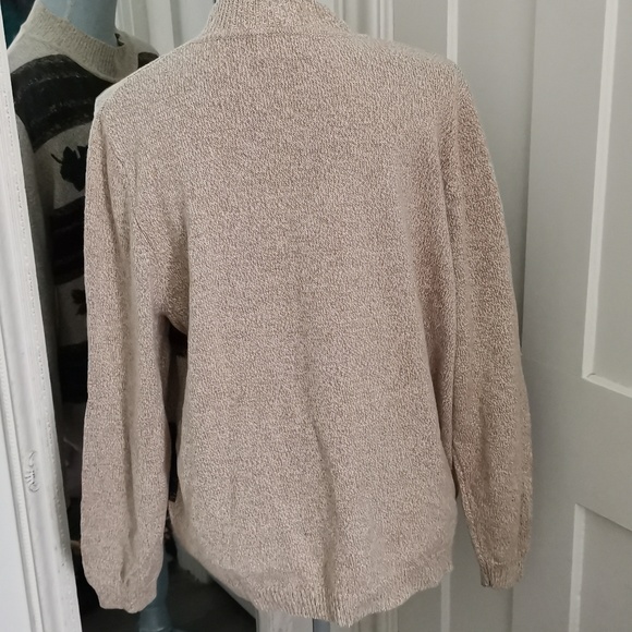 Alfred Dunner SweaterShades of BrownLeaves Embroidered Grannycore Cottagecore XL - Picture 3 of 7